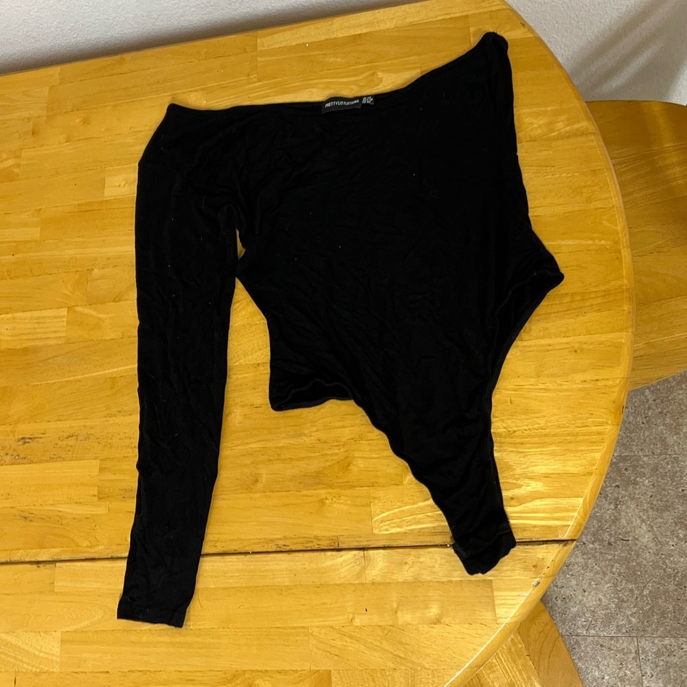 Pretty little thing one shoulder body suit